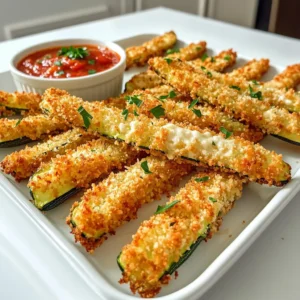 - 2 medium zucchinis, sliced into fry shapes - 1/2 cup all-purpose flour - 2 large eggs, beaten until foamy - 1 cup panko breadcrumbs - 1/2 cup grated Parmesan cheese - 1 teaspoon garlic powder - 1 teaspoon onion powder - 1 teaspoon Italian seasoning - Salt and black pepper to taste - Olive oil spray The ingredients for crispy air fryer Parmesan zucchini fries are simple yet effective. First, you need zucchinis, which give the fries their delicious base. I recommend using medium zucchinis. They slice easily and cook well. Next, we have all-purpose flour. It helps the fries stick together. The beaten eggs create a great base for the coating. Make sure your eggs are nice and foamy. This will help the breadcrumbs adhere better. Panko breadcrumbs are the star of the show. They create that much-desired crunch. I suggest using panko over regular breadcrumbs for extra crispiness. Now, let’s add some flavor! Grated Parmesan cheese gives the fries a savory kick. Garlic and onion powder enhance the taste, while Italian seasoning adds a nice herbal note. Don't forget to season with salt and black pepper. Adjust to your taste. Finally, olive oil spray is essential. It gives the fries a golden color and crisp texture. This is a healthy way to add some fat without overdoing it. Gather these ingredients, and you are ready to make a tasty treat! - Preheat air fryer to 400°F (200°C). - Organize your breading station with three bowls. Start by getting your air fryer hot. This step is key for crispy fries. Set it to 400°F or 200°C. While it warms up, gather three shallow bowls. You will need one for flour, one for eggs, and one for breadcrumbs. - Dipping process: flour, egg, breadcrumbs. - Tips for ensuring full coverage. Now comes the fun part—breading! Take one zucchini fry. First, dip it into the flour. Make sure to shake off the extra flour. Next, dip it into the beaten eggs. Let any excess egg drip off. Finally, move it into the breadcrumb bowl. Press it gently into the crumbs for full coverage. This helps make your fries extra crispy. Repeat this for all the zucchini fries. - Arrange fries in air fryer basket. - Cooking time and temperature. - Shaking the basket for even cooking. Once all fries are breaded, lay them in a single layer in the air fryer basket. Don’t overcrowd them; this helps air flow. For extra crispiness, lightly spray the fries with olive oil. Cook them for about 10 to 12 minutes. They should turn golden brown and crispy. Remember to shake the basket halfway through cooking. This helps them cook evenly. Enjoy your crispy air fryer zucchini fries! To get your zucchini fries super crispy, use olive oil spray. This spray helps the coating brown nicely. A light coat is all you need. It makes a big difference in texture. Avoid overcrowding the air fryer basket. Lay the fries in a single layer. This allows hot air to flow freely around each fry. If you stack them, they won't cook evenly. Adjust the seasoning before serving. Taste a fry and see if it needs more salt or pepper. You can always add more, but you can’t take it away. For flavor variations, try adding spices. You can use cayenne for heat or smoked paprika for depth. Mixing in some herbs can also change the taste. For serving, present the fries on a large platter. This makes them look more inviting. Add a bowl of marinara sauce or ranch dressing for dipping. Garnish with chopped parsley or basil for a pop of color. Fresh herbs make the dish look nice and add flavor. Enjoy your crispy zucchini fries! {{image_4}} You can change the coating for your zucchini fries. If you want a gluten-free option, use almond flour. It gives a nice crunch too. You can add smoked paprika to your breadcrumb mix. This spice brings a warm, smoky flavor that pairs well with zucchini. Zucchini isn't the only veggie to fry. Try broccoli, eggplant, or sweet potatoes. They all work well in the air fryer. Just remember that cooking times may vary. For broccoli, cook for 8-10 minutes. Eggplant may take 12-14 minutes. Sweet potatoes need about 15-20 minutes for a nice crisp. Cheese lovers can mix it up! Add mozzarella or cheddar for a gooey texture. Adding different cheeses gives your fries a unique taste. You might also mix in spices like cumin or chili powder. This can add a fun twist to your cheesy fries. To keep your crispy air fryer Parmesan zucchini fries fresh, let them cool first. Place them in airtight containers. Glass or plastic containers with tight lids work best. This helps prevent moisture and keeps them crispy. The air fryer is your best friend for reheating. Set it to 350°F (175°C). Place the fries in the basket in a single layer. Heat for about 5 minutes. This method keeps them crispy and tasty. You can also use a regular oven. Just remember to use a baking sheet and cover them lightly with foil for even heating. Yes, you can freeze zucchini fries! First, place them on a baking sheet in a single layer. Freeze them for about 1-2 hours until solid. Then transfer the fries to a freezer bag. Squeeze out the air before sealing. To thaw, leave them in the fridge overnight. You can reheat them in the air fryer right from the freezer, adjusting the time slightly longer. Enjoy your crispy fries anytime! Air fryer zucchini fries take about 10 to 12 minutes to cook. Preheat your air fryer to 400°F (200°C) for best results. Cook until they are golden brown and crispy. Make sure to shake the basket halfway through cooking. This helps them cook evenly. Yes, you can use different cheeses! Parmesan adds a nice flavor, but other cheeses work too. Try mozzarella for a gooey texture or cheddar for a sharper taste. Just remember to adjust the amount based on how cheesy you want them. Zucchini fries pair well with many dips. Marinara sauce is a classic choice. You can also serve them with ranch dressing for a creamy touch. For a twist, try tzatziki or garlic aioli. Fresh herbs can add color and flavor. Yes, zucchini fries are quite healthy! Zucchini is low in calories and high in vitamins. They contain fiber, which is good for digestion. When cooked in an air fryer, you use less oil, making them a better choice than traditional fried snacks. To keep zucchini fries crispy, avoid overcrowding the air fryer. Lay them in a single layer. Lightly spray with olive oil for extra crunch. After cooking, let them cool briefly on a wire rack. This prevents steam from making them soggy. Zucchini fries are easy to make with few ingredients. We used zucchini, flour, eggs, and panko for crispiness. Adding Parmesan and spices gives great flavor. Follow our steps for the perfect fry in an air fryer. In the end, feel free to explore variations and try other veggies. Storing and reheating tips can help you enjoy them later. Zucchini fries are a tasty and healthier snack option to consider. Enjoy your cooking adventures!