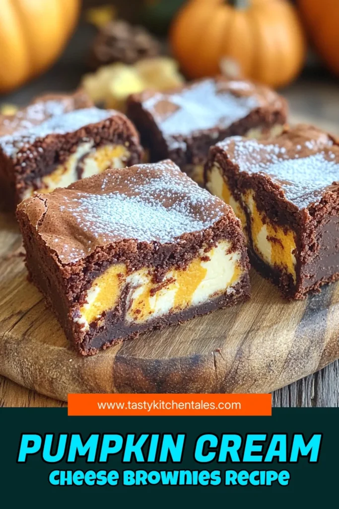 Indulge in the ultimate fall treat with these Pumpkin Cream Cheese Brownies! This easy recipe blends spiced pumpkin and creamy cheesecake for a deliciously decadent dessert. Perfect for gatherings or cozy nights in, these brownies are sure to impress. Follow the simple steps and enjoy the warm flavors of autumn. Click through to explore the full recipe and elevate your baking game! #PumpkinBrownies #FallBaking #DessertRecipes #PumpkinLover
