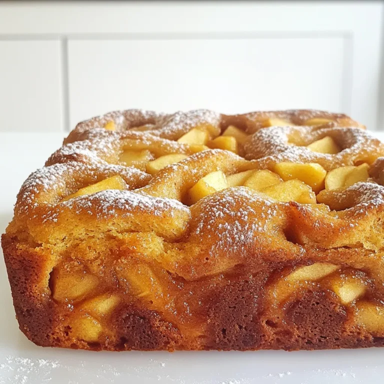 To make Apple Fritter Bread with Brown Sugar Swirl, gather these simple ingredients: - 2 cups all-purpose flour - 1 tablespoon baking powder - ½ teaspoon salt - 1 teaspoon ground cinnamon - ½ teaspoon ground nutmeg - ½ cup granulated sugar - ½ cup brown sugar, packed - ½ cup unsalted butter, melted - 2 large eggs - 1 teaspoon vanilla extract - 1 cup diced apples (about 2 small apples, peeled and cored) - 1/3 cup brown sugar (for the swirl) - 1 teaspoon ground cinnamon (for the swirl) Each ingredient plays a key role. Flour provides structure. Baking powder helps the bread rise. The spices add warmth and flavor. Apples give a nice texture and sweetness. Brown sugar creates a lovely swirl and a rich taste. Having everything ready makes the process easy and fun! Start by preheating your oven to 350°F (175°C). Grab a 9x5 inch loaf pan. Grease it with butter or line it with parchment paper. This helps the bread come out easily. In a large bowl, mix the dry ingredients. Combine 2 cups of all-purpose flour, 1 tablespoon baking powder, ½ teaspoon salt, 1 teaspoon ground cinnamon, ½ teaspoon ground nutmeg, and ½ cup granulated sugar. Whisk them well until there are no lumps. In another bowl, combine the wet ingredients. Whisk together ½ cup melted unsalted butter, 2 large eggs, and 1 teaspoon vanilla extract. Make sure this mixture is smooth and well combined. Slowly pour the wet mixture into the dry ingredients. Stir gently until just combined. Be careful not to mix too much. Next, fold in 1 cup of diced apples. This helps keep the apple pieces intact. In a small bowl, mix together ⅓ cup brown sugar with 1 teaspoon ground cinnamon. Stir until well blended. This will give your bread a sweet and tasty swirl. Pour half of the batter into your loaf pan. Smooth it out evenly. Sprinkle half of the brown sugar mixture on top. Then, pour the rest of the batter over this layer. Finish by adding the remaining brown sugar mix on top. Take a butter knife and gently swirl through the batter. Move the knife in a zigzag pattern. This creates a marbled look. Be gentle so the layers stay visible. Place the loaf pan in the oven. Bake for 50 to 60 minutes. Check for doneness by inserting a toothpick into the center. If it comes out clean, it’s ready. If the top browns too fast, cover it loosely with aluminum foil for the last 15 minutes. Once baked, let the bread cool in the pan for about 10 minutes. Run a knife around the edges to help it come out. Then, transfer the bread to a wire rack to cool completely. Slice it into generous pieces before serving. Enjoy the warm, sweet flavors! To get the best texture in your apple fritter bread, follow a few key steps. First, avoid overmixing the batter when you combine wet and dry ingredients. Overmixing can make the bread dense. Gently fold in the apples; this keeps their shape. Ensure your butter is melted but not too hot; this helps the batter mix smoothly. Lastly, use ripe apples for added moisture and sweetness. Storing your apple fritter bread is simple. Keep it in an airtight container at room temperature for up to three days. If you want to store it longer, slice the bread and wrap it well in plastic wrap before placing it in the freezer. It can last for up to three months in the freezer. When ready to eat, thaw it at room temperature or warm it in the oven. Serve your apple fritter bread warm or at room temperature. For a special touch, drizzle a simple glaze made from powdered sugar and milk over the top. You can also sprinkle powdered sugar for a nice finish. Pair it with a scoop of vanilla ice cream or whipped cream for an extra treat! This bread looks lovely on a wooden board or in a bright serving dish. {{image_4}} You can add nuts or raisins for extra texture. Chopped walnuts or pecans work well. They add a nice crunch and flavor. If you love raisins, mix in a half-cup. They bring a sweet chewiness to the bread. Feel free to change the spices. Instead of cinnamon, try cardamom or allspice. These spices give the bread a warm, cozy taste. You can also add a pinch of cloves for depth. Experiment with your favorite spice mix! If you want to change up the fruit, go for it! Pears or peaches can substitute apples. They add their unique flavors to the bread. Diced bananas could work too, giving a sweet twist. Just make sure the fruit is firm to hold up during baking. To keep your apple fritter bread fresh, wrap it in plastic wrap. You can also use aluminum foil. Store it in a cool, dry place for up to three days. If you want to keep it longer, consider freezing it. To freeze apple fritter bread, let it cool completely. Slice the bread into pieces for easy serving. Wrap each slice in plastic wrap and then place them in a freezer bag. This bread can last for up to three months in the freezer. When you're ready to eat, just thaw it overnight in the fridge. To reheat your apple fritter bread, you can use the microwave. Place a slice on a microwave-safe plate. Heat it for about 15 to 20 seconds. If you prefer, you can also warm it in the oven. Preheat the oven to 350°F (175°C) and bake for about 10 minutes. Enjoy it warm for a fresh taste! Yes, you can make this bread ahead of time. Bake it and let it cool. Wrap it well in plastic wrap or foil. Store it in the fridge for up to three days. You can also freeze it for longer storage. To check if the bread is done, insert a toothpick into the center. If it comes out clean, the bread is ready. The top should be golden brown and spring back when touched lightly. If you need an egg substitute, use unsweetened applesauce. Replace one egg with 1/4 cup of applesauce. You can also use mashed bananas or a flaxseed mixture. Mix one tablespoon of ground flaxseed with three tablespoons of water. Let it sit for a few minutes before using. Yes, you can make gluten-free apple fritter bread. Use a gluten-free all-purpose flour blend instead of regular flour. Make sure it contains xanthan gum for the best texture. Follow the rest of the recipe as-is for great results. Apple fritter bread lasts for about three days at room temperature. If you store it in the fridge, it can last up to a week. For longer storage, freeze it for up to three months. Always wrap it well to prevent freezer burn. This blog post detailed how to make delicious apple fritter bread. You learned about the required ingredients, step-by-step instructions, and helpful tips for the best results. I also shared variations to make it your own and storage tips for later. In the end, this recipe is simple and fun. Enjoy making this treat with your family and friends. You will love the flavor and warmth it brings. Happy baking!