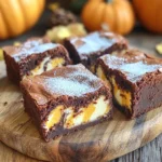 To make these delicious brownies, gather the following ingredients: - 1 cup all-purpose flour - 1 teaspoon baking powder - 1/2 teaspoon baking soda - 1/4 teaspoon salt - 1 teaspoon ground cinnamon - 1/2 teaspoon ground nutmeg - 1/2 cup unsalted butter, melted and slightly cooled - 1 cup granulated sugar - 2 large eggs, at room temperature - 1 teaspoon vanilla extract - 1/2 cup pumpkin puree - 8 oz cream cheese, softened to room temperature - 1/4 cup powdered sugar - 1 egg yolk These items are key for rich flavor and smooth texture. The spices, like cinnamon and nutmeg, give warmth and depth. You can adjust the recipe for different needs. Here are a few ideas: - Gluten-Free: Use a gluten-free flour blend instead of all-purpose flour. - Dairy-Free: Swap cream cheese for a dairy-free version, like cashew cream. - Sugar-Free: Replace granulated sugar with a sugar substitute, like stevia or erythritol. These swaps keep the taste enjoyable while meeting dietary needs. To make these brownies, you’ll need: - Mixing bowls - Whisk - Electric mixer - 9x9-inch baking pan - Parchment paper (optional) - Spatula - Knife or toothpick Having these tools ready makes the process smooth and fun. They help you mix, bake, and serve your brownies with ease. Start by preheating your oven to 350°F (175°C). Next, grab a 9x9-inch baking pan. You can grease it lightly or use parchment paper. This helps with easy removal later. Measure out your ingredients. You will need flour, baking powder, baking soda, salt, cinnamon, nutmeg, butter, sugar, eggs, vanilla, and pumpkin puree. In a medium bowl, whisk together the flour, baking powder, baking soda, salt, cinnamon, and nutmeg. Set this dry mix aside for later. In a large bowl, combine the melted butter and granulated sugar. Mix them until smooth. Now, add the eggs one by one, mixing well after each. Then add the vanilla extract and pumpkin puree. Stir this mixture until it is smooth. Gradually fold in the dry ingredients. Be gentle; a slightly chunky batter is best. In another bowl, beat the softened cream cheese with an electric mixer. You want it to be smooth. Once smooth, add the powdered sugar and the egg yolk. Mix until the cream cheese is creamy and fully blended. This layer adds a delightful contrast to the brownies. Pour half of the brownie batter into the prepared pan. Spread it evenly. Next, dollop the cream cheese mixture over this layer. Carefully spread the remaining brownie batter on top. Smooth it out gently. Take a knife or toothpick to swirl the layers. Don’t overdo it; a little swirl creates a nice marbled effect. Bake in the oven for 30-35 minutes. Check doneness with a toothpick; it should come out with a few moist crumbs. Once done, let the brownies cool in the pan for at least 20 minutes before slicing. To get the best texture for your brownies, follow these tips: - Use room temperature eggs. This helps them blend better. - Don’t overmix the batter. A few lumps are okay for a fudgy brownie. - Allow the melted butter to cool slightly before mixing. Hot butter can cook the eggs. These steps ensure your brownies stay soft and moist. Want to make your brownies even tastier? Try these ideas: - Add chocolate chips. They melt and add richness. - Mix in nuts for crunch. Walnuts or pecans work well. - Sprinkle sea salt on top. It balances the sweetness nicely. Experimenting with these flavors can create a unique treat. Here are some common mistakes to avoid: - Forgetting to preheat the oven. This can lead to uneven baking. - Using cold ingredients. Always use room temperature eggs and cream cheese. - Overbaking. Keep an eye on them; they should be soft in the center. By avoiding these mistakes, you'll bake perfect brownies every time. {{image_4}} You can make these brownies gluten-free by swapping in almond flour or a gluten-free blend. Use 1 cup of gluten-free flour in place of all-purpose flour. This keeps the taste rich and moist. Just make sure it has a good binding agent, like xanthan gum. This will help hold everything together. To make these brownies dairy-free, you can use coconut oil instead of butter. Replace the cream cheese with a dairy-free cream cheese alternative. You will still get that creamy layer without the dairy. Use almond or oat milk in your batter for a smoother mix. These swaps keep the flavor intact and delight everyone. You can add chocolate chips or nuts to the batter for an extra crunch. Dark chocolate chips pair well with pumpkin flavors. You might want to add 1/2 cup of chocolate chips for richness. Chopped walnuts or pecans also add a nice texture. Just fold them in gently before pouring the batter into the pan. These small changes can make your pumpkin cream cheese brownies even more exciting. Feel free to experiment with spices like ginger or allspice for a warm twist. To keep your pumpkin cream cheese brownies fresh, store them in an airtight container. Place a piece of parchment paper between layers to prevent sticking. They stay good for up to five days at room temperature. If you want them to last longer, the fridge is a great option. Just remember, chilling can change their texture a bit. For longer storage, you can freeze these brownies. First, let them cool completely. Then, cut them into squares. Wrap each piece tightly in plastic wrap. After that, place them in a freezer-safe bag or container. They can last for up to three months in the freezer. When you’re ready to eat, just thaw them in the fridge overnight. To enjoy your brownies warm, reheat them in the microwave. Heat them for about 10-15 seconds. If you prefer the oven, preheat to 350°F (175°C). Place the brownies on a baking sheet and warm for 5-10 minutes. This will bring back their soft, gooey texture. Serve them with a scoop of ice cream for a delightful treat! Yes, you can use fresh pumpkin. Just cook it first. Bake the pumpkin until soft. Then, mash it well. Make sure it's smooth and not too watery. This will give your brownies a great taste. Check the brownies after 30 minutes of baking. Insert a toothpick into the center. If it comes out with a few moist crumbs, they are done. If it has wet batter, bake a bit longer. Let the brownies cool for at least 20 minutes. Use a sharp knife for clean cuts. Run the knife under hot water, then dry it before cutting. This helps make neat slices. Yes, you can prepare the batter ahead. Store it in the fridge for up to 24 hours. When ready, bring it to room temperature before baking. This ensures even baking and great texture. You now have a clear guide to make delicious pumpkin cream cheese brownies. We covered essential ingredients, suggested substitutions, and tools you’ll need. The step-by-step instructions will help you make them easily. Plus, our tips will ensure you get the best texture and flavor. Try our fun variations and learn how to store your brownies. With these insights, you can bake with confidence and impress anyone who tastes your treats. Enjoy your baking and share these delights with friends and family!
