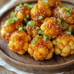 - 1 medium head of cauliflower, cut into bite-sized florets - 1 cup all-purpose flour - 1 cup cornstarch - 1 teaspoon garlic powder - 1 teaspoon ground ginger - 1 teaspoon salt - 1/2 teaspoon freshly ground black pepper - 1 cup cold water - Oil for frying (vegetable or peanut oil works best) To make great General Tso’s Cauliflower Bites, start with fresh cauliflower. Cut the cauliflower into small florets. This helps them cook evenly and get crispy. The batter is important, too. Combine flour, cornstarch, and seasonings for a crunchy coating. You can use any oil that can handle high heat for frying. Vegetable oil is common, but peanut oil adds flavor. - 3 tablespoons soy sauce (or tamari for a gluten-free option) - 2 tablespoons rice vinegar - 2 tablespoons honey or maple syrup for a vegan alternative - 2 cloves garlic, finely minced - 1 tablespoon freshly grated ginger - 1 teaspoon sesame oil - 1/2 teaspoon red pepper flakes (adjust for spice preference) - Chopped green onions and sesame seeds for garnish For the sauce, choose soy sauce or tamari based on your diet. The sweetness comes from honey or maple syrup, making it tasty. Aromatics like garlic and ginger add depth and flavor. Use sesame oil for a rich finish. Red pepper flakes give the sauce a nice kick. Finally, garnish with green onions and sesame seeds for a pop of color and taste. First, rinse the cauliflower under cold water. This helps remove dirt. Next, cut the cauliflower into bite-sized florets. Try to keep them even for uniform cooking. After cutting, pat the florets dry with a paper towel. This step is key for getting crispy bites when frying. In a large bowl, mix the dry ingredients. Combine one cup of all-purpose flour, one cup of cornstarch, one teaspoon of garlic powder, one teaspoon of ground ginger, one teaspoon of salt, and half a teaspoon of black pepper. Next, slowly add one cup of cold water. Whisk until the batter is smooth. It should be thick enough to coat but not too thick to clump. Choose a frying oil, like vegetable or peanut oil. Pour enough oil into a deep pan to reach about two inches deep. Heat the oil over medium-high heat until it reaches 350°F (175°C). To check if the oil is ready, drop in a small spoonful of batter. If it sizzles and rises, the oil is hot enough. Dip each cauliflower floret into the batter. Make sure it is fully coated. Carefully place the battered florets into the hot oil in small batches. Avoid overcrowding the pan. Fry them for about 5-7 minutes, turning them occasionally. They should turn golden brown and crispy. Once done, use a slotted spoon to remove them and place them on a paper towel-lined plate. In a medium saucepan, combine three tablespoons of soy sauce, two tablespoons of rice vinegar, and two tablespoons of honey or maple syrup. Add two minced garlic cloves, one tablespoon of freshly grated ginger, one teaspoon of sesame oil, and half a teaspoon of red pepper flakes. Stir well and bring the sauce to a gentle simmer. Cook for 3-5 minutes, stirring occasionally, until it thickens slightly. In a large mixing bowl, add the crispy cauliflower. Pour the hot sauce over the bites. Gently toss to coat the cauliflower evenly. Be careful not to break the florets. Transfer the coated cauliflower to a serving dish. For garnish, sprinkle chopped green onions and sesame seeds on top. This adds a nice touch to your dish. To get crispy cauliflower bites, start with proper drying. After rinsing, use a paper towel to pat each floret dry. This step is key. Moisture makes them soggy. Next, manage the oil temperature. Heat your oil to about 350°F (175°C). You can test it by dropping in a bit of batter. If it bubbles and rises, you're ready to go. Keeping the oil hot helps the batter crisp up quickly. For extra flavor, consider adding spices. A pinch of smoked paprika or cayenne can boost taste. Adjust spice based on your heat preference. You can also customize the sweetness level. If you like it sweeter, add more honey or maple syrup. Just remember, balance is essential. Baking or air frying can be healthier options. To bake, preheat your oven to 425°F (220°C). Spread the battered florets on a baking sheet and spray with oil. Bake for about 20-25 minutes, flipping halfway through. For air frying, set your air fryer to 375°F (190°C). Place the florets in the basket and cook for 15-20 minutes. Check for crispiness and adjust time as needed. Both methods can yield tasty results without deep frying. {{image_4}} You can make General Tso’s Cauliflower Bites vegan. Instead of honey, use maple syrup. It adds sweetness without animal products. For a gluten-free option, switch to tamari instead of soy sauce. This keeps the flavor rich while catering to dietary needs. You might want to add protein to your dish. Chicken works well and adds heartiness. Simply cut it into bite-sized pieces and coat it like the cauliflower. Tofu is another great choice. Use firm tofu, press it to remove water, and cut it into cubes. Coat and fry it just like the cauliflower for a tasty twist. You can adjust the sauce to match your taste. If you love heat, add more red pepper flakes for a spicy kick. To balance heat, increase the honey or maple syrup for sweetness. You can also try different ingredients like hoisin sauce or chili paste for unique flavors. Each change gives your dish a new life! To store leftover cauliflower bites, let them cool down first. Place them in an airtight container. Keep the container in the fridge. These bites stay fresh for up to three days. Reheating them in an oven helps keep them crispy. If you want to freeze your cauliflower bites, first let them cool completely. Arrange them in a single layer on a baking sheet. Freeze them for about an hour. Once frozen, transfer the bites to a freezer bag. They will keep well for up to three months. When you're ready to eat, reheat them in the oven for the best texture. General Tso’s cauliflower bites last about three days in the fridge. If you freeze them, they stay fresh for about three months. Always check for any signs of spoilage before eating. Enjoy your delicious bites while they are at their best! General Tso’s Cauliflower Bites is a tasty dish made with cauliflower florets. It has roots in Chinese-American cuisine. This dish gives a fun twist to the classic General Tso’s chicken, using crispy cauliflower instead. The bites are coated in a sweet and spicy sauce, making them a perfect snack or appetizer. Yes, you can bake General Tso’s Cauliflower. To do this, preheat your oven to 425°F (220°C). After coating the cauliflower in batter, place the florets on a lined baking sheet. Spray them lightly with cooking oil. Bake for about 20-25 minutes, turning halfway through, until they are golden brown and crispy. The result will be less oily, but still delicious. To keep your cauliflower crispy, follow these tips: - Pat Dry: Make sure to dry the cauliflower well before battering. - Right Oil Temperature: Keep the oil hot while frying. This helps the batter to crisp up. - Avoid Overcrowding: Fry in small batches. Crowding lowers the oil temperature. - Rest on Paper Towels: Place fried bites on paper towels to absorb excess oil. You can enjoy General Tso’s Cauliflower Bites with several side dishes: - Steamed Rice: White or brown rice pairs nicely. - Noodles: Lo mein or fried rice adds more flavor. - Vegetable Stir-Fry: A mix of colorful veggies complements the bites. - Dipping Sauce: Serve with extra sauce for dipping. These options make your meal fun and filling! You’ve learned how to make General Tso’s Cauliflower Bites, from ingredients to cooking. We covered key tips for crispy bites and flavor boosts. Whether you bake, fry, or try unique variations, there's an option for everyone. Storing leftovers or freezing them keeps your bites fresh longer. With this easy guide, you can create a tasty dish to share. Get ready to impress friends and family with your cooking skills!