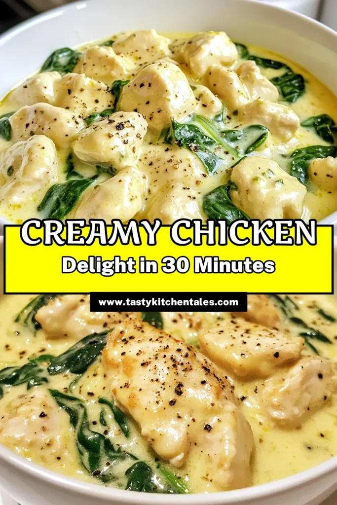 Discover a delicious way to enjoy healthy chicken dinner with our Healthy Low Calorie Creamy Chicken recipe! This easy chicken recipe features tender chicken and cauliflower in a creamy base made from Greek yogurt, making it one of the best low-calorie chicken recipes you'll find. Perfect for satisfying cravings without the guilt! Save this creamy chicken dish for your next meal. #LowCalorieChickenRecipes #CreamyChickenDishes #HealthyChickenDinner #EasyChickenRecipes