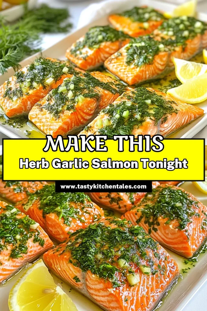 Discover the delightful Marry Me Herb Garlic Salmon recipe, perfect for a quick salmon dinner! This easy baked salmon with herbs features delicious salmon fillets, infused with garlic, lemon, and fresh herbs for an irresistible flavor. Ready in just 25 minutes, it's the ultimate lemon garlic salmon recipe that guarantees impressing your loved ones. Save this recipe for your next meal! #SalmonRecipe #EasyDinner #HealthyEating #QuickMeals