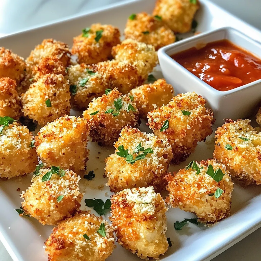 Garlic Parmesan Chicken Bites Tasty and Easy Recipe