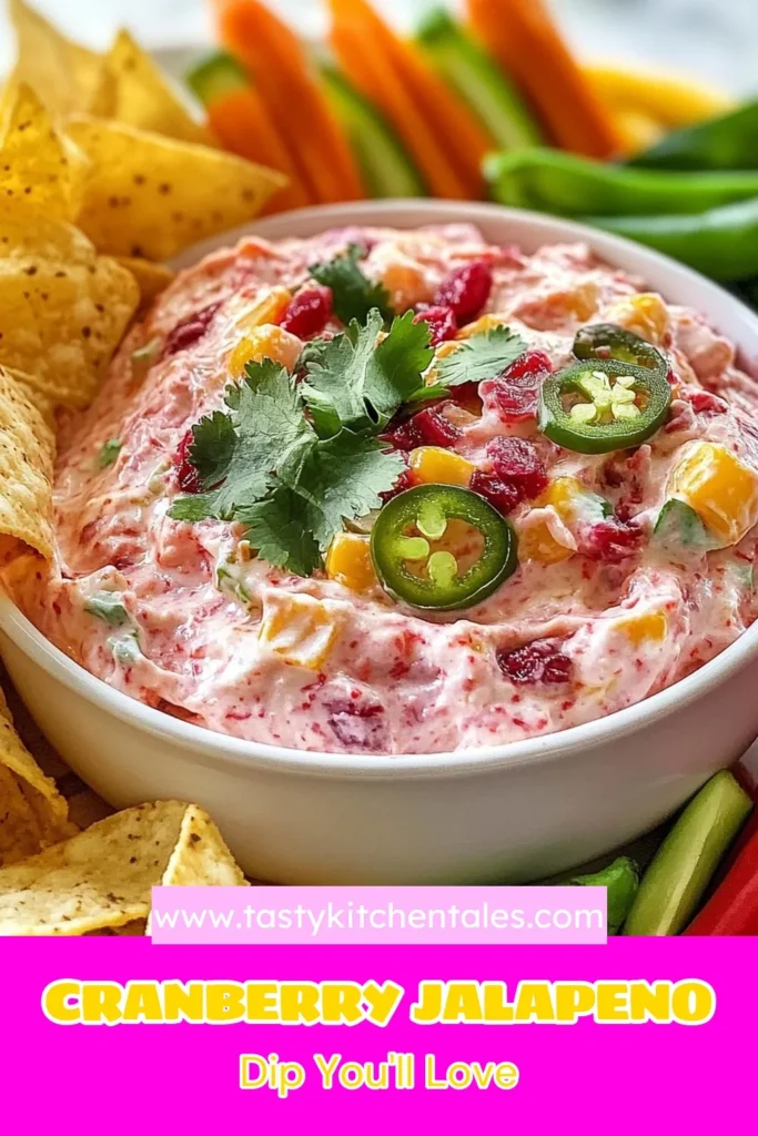 Looking for a festive and delicious appetizer? Try this creamy cranberry jalapeño dip! Our quick appetizer recipe combines fresh or frozen cranberries with spicy jalapeños and rich cream cheese for a mouthwatering, flavorful treat perfect for the holidays. This cranberry jalapeño dip is easy to make and great for any gathering. Save this creamy cranberry dip recipe now and impress your guests! #CranberryJalapenoDip #SpicyHolidayDip #QuickAppetizerRecipe #CranberryDipWithCreamCheese