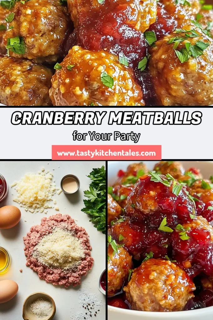 Discover the deliciousness of this Cranberry meatballs recipe that's perfect for any holiday gathering! These mini turkey meatballs are a must-try and can easily be made with ground beef meatballs for a heartier option. Elevate your holiday appetizer recipes with this easy meatball recipe that combines savory flavors and sweet cranberry sauce. Your guests will love them! Save this recipe now! #HolidayAppetizers #MiniMeatballs #EasyMeatballs #CranberryRecipes