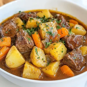 French Country Beef Stew Hearty and Flavorful Dish