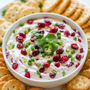 Cranberry Jalape&ntilde;o Cream Cheese Dip Simple and Tasty