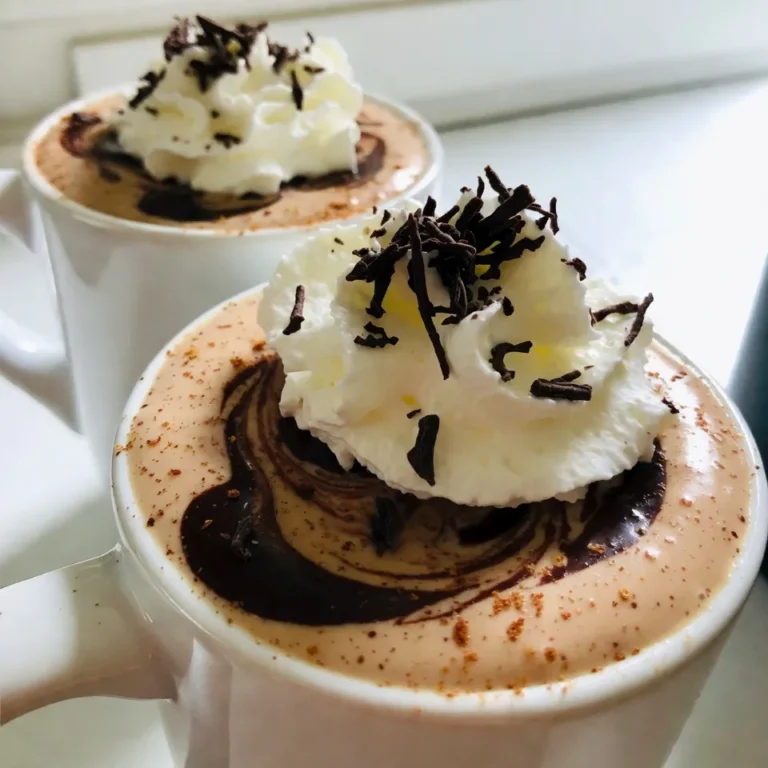 - 2 cups ready-made eggnog - 1 cup whole milk - 1/2 cup unsweetened cocoa powder - 2 tablespoons pure maple syrup - 1 teaspoon vanilla extract - 1/4 teaspoon freshly grated nutmeg - 1/4 teaspoon ground cinnamon - Whipped cream, for generous topping - Chocolate shavings, for garnish You can easily swap some ingredients for different needs. Here are a few ideas: - Dairy-free alternatives: Use almond milk or coconut milk instead of whole milk. This keeps the drink creamy but dairy-free. - Sweeteners options: If you prefer, replace pure maple syrup with honey or agave syrup. Both add a nice touch of sweetness. - Non-alcoholic variations: For a festive drink without alcohol, skip any spirits. You can still enjoy all the rich flavors of eggnog. This recipe allows for flexibility, so feel free to make it your own! {{ingredient_image_2}} To make the perfect Eggnog Brandy Alexander, start by heating the eggnog mixture. In a medium-sized saucepan, combine 2 cups of ready-made eggnog and 1 cup of whole milk. Place the saucepan over medium heat. Stir often to keep the mixture from burning. Next, incorporate the cocoa powder smoothly. Carefully sift in 1/2 cup of unsweetened cocoa powder. Whisk continuously until it blends well. This step ensures a rich and creamy texture without lumps. Now, let's add flavor enhancers. Stir in 2 tablespoons of pure maple syrup, 1 teaspoon of vanilla extract, 1/4 teaspoon of freshly grated nutmeg, and 1/4 teaspoon of ground cinnamon. Mix well to combine all the flavors. Achieving the right temperature is key. Continue to heat the mixture, stirring occasionally. You want it warm but not boiling, about 5 to 7 minutes. Look for steam rising to know it’s ready. Pouring into mugs comes next. After heating, remove the saucepan from the stove. Let it cool for a couple of minutes. Gently pour the warm mixture into individual mugs or festive cups. Now for the fun part: topping and garnishing techniques. Add a generous dollop of whipped cream on each mug. This creates a fluffy cloud. Finish off by sprinkling chocolate shavings on top. This elegant touch makes your Eggnog Brandy Alexander a feast for the eyes. To make the best Eggnog Brandy Alexander, focus on flavor balance. The rich eggnog and cocoa create a creamy base. Maple syrup adds sweetness. Nutmeg and cinnamon give warmth. Taste as you mix to find what works for you. For a smooth texture, whisk the cocoa powder carefully. Sifting it first helps avoid lumps. Stir the mixture gently as it heats. This keeps it creamy without burning. Use a good whisk for best results. For serving, use festive mugs or cups. A clear glass highlights the beautiful layers of your drink. Arrange them on a tray with holiday decorations. Add a cinnamon stick or a sprinkle of nutmeg for flair. Create a festive atmosphere with music and lights. Use soft lighting for warmth. Consider a holiday-themed table setup. This makes your guests feel special and welcome. Pro Tips Use Fresh Nutmeg: Freshly grated nutmeg significantly enhances the flavor profile of your eggnog delight. Consider investing in a small nutmeg grater for the best results. Chill Your Mugs: For an extra refreshing experience, chill your mugs in the freezer for about 10 minutes before serving. This will keep your eggnog delight colder for longer. Experiment with Spices: Feel free to enhance the flavor by adding other spices like cardamom or cloves. They can add an exciting twist to your festive drink. Whipped Cream Variations: Try flavored whipped cream, such as peppermint or vanilla, for an interesting and delicious variation on the classic topping. {{image_4}} You can make this drink both with and without alcohol. For the alcoholic version, use a splash of brandy. This adds a warm flavor that pairs well with eggnog. You can also try rum or whiskey for a unique twist. If you want a family-friendly drink, skip the alcohol completely. Use the same ingredients but keep it fun and festive. Kids will love the chocolatey taste. They won’t miss the spirits at all! Add extra spices to make it more special. Consider using ground ginger or cloves. These spices bring warmth and depth to the drink. You can also sprinkle some extra nutmeg on top for a fragrant finish. Another fun idea is to use flavored liquors. Try adding a splash of hazelnut or peppermint liqueur. This gives a new twist to the classic taste. It’s a great way to surprise your guests! To keep your Eggnog Brandy Alexander fresh, store it in the fridge. Use an airtight container. This keeps out air and odors. You should drink it within 3 to 5 days. Always check for any off smells before serving. Best practices for short-term use include stirring well before serving. This helps mix any settled ingredients. If you notice a change in texture, it’s best to toss it out. If you want to save your eggnog mixture longer, freezing is a great choice. Use a freezer-safe container. Leave some space at the top for expansion. You can freeze it for up to 3 months. To maintain quality over time, thaw it in the fridge overnight. When ready to serve, stir well to get the right consistency. If needed, add a splash of milk or cream to revive it. This keeps your drink creamy and delicious! Can I use homemade eggnog? Yes, you can use homemade eggnog. It adds a personal touch to your drink. Just make sure it’s thick and creamy for the best taste. How long can eggnog be stored? Eggnog can last in the fridge for about 3 to 5 days. Always check for freshness before using it. Can I make this recipe in advance? Yes, you can make it ahead of time. Store it in the fridge, and just heat it up before serving. What is the origin of the Eggnog Brandy Alexander? The Eggnog Brandy Alexander combines the classic Brandy Alexander drink with eggnog. It gained popularity in the United States in the 20th century. Can I omit the alcohol? Absolutely! You can skip the brandy and still enjoy a tasty drink. Just keep the other flavors. What are good food pairings with this cocktail? This drink pairs well with cookies, pies, and rich desserts. Try it with gingerbread or chocolate treats for a festive touch. This blog post covers how to make a delicious Eggnog Brandy Alexander. We discussed key ingredients like eggnog, cocoa powder, and spices. I shared steps for heating, mixing, and serving your drink perfectly. We also explored ingredient swaps and variations for all tastes. Remember, whether you choose non-alcoholic or try new flavors, you can personalize this recipe. Enjoy your festive drink, and impress your guests with your skills!
