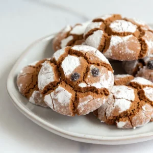 Gingerbread Crinkle Cookies Delightfully Festive Treat