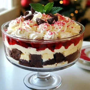 Peppermint Christmas Trifle Festive and Flavorful Treat