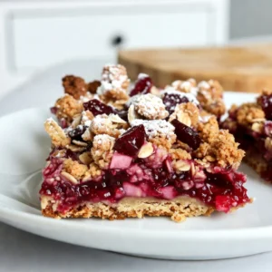 Cranberry Crumble Bars Delightful and Easy Recipe