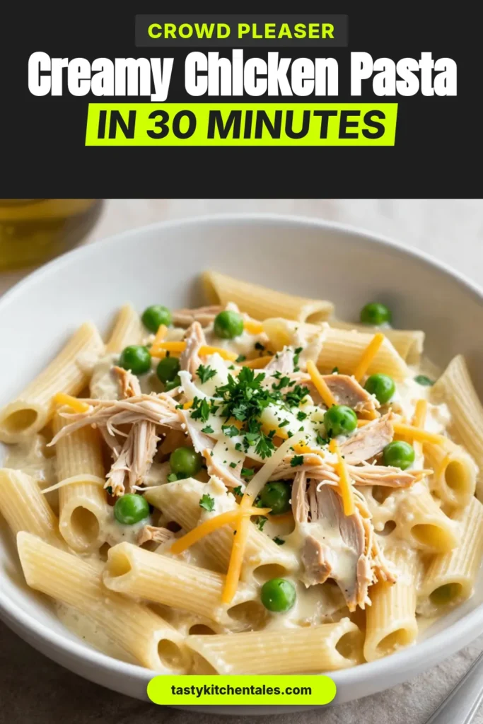 Indulge in this creamy Crack Chicken Penne, a delightful twist on your dinner routine! This easy cream cheese pasta comes together in just 30 minutes, making it a perfect weeknight meal. Featuring shredded chicken, cheesy goodness, and ranch seasoning, this penne chicken recipe is sure to impress. Try this Chicken Penne Delight today and taste the creamy comfort. Save for later! #CreamyCrackChickenPasta #PenneChickenRecipe #EasyCreamCheesePasta #RanchSeasoningPastaDish