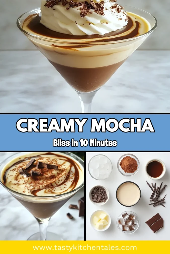 Indulge in this creamy mocha recipe with our easy Baileys Mocha Martini! This chocolate coffee drink combines rich flavors for a homemade mocha delight that's perfect for any occasion. With just a few simple ingredients, you can whip up this delicious dairy-free mocha dessert in minutes. Perfect for entertaining or a night in, don't miss out on this delightful cocktail! Try it today and elevate your drink game! #MochaMartini #ChocolateCocktail #EasyCocktail #DairyFreeDessert