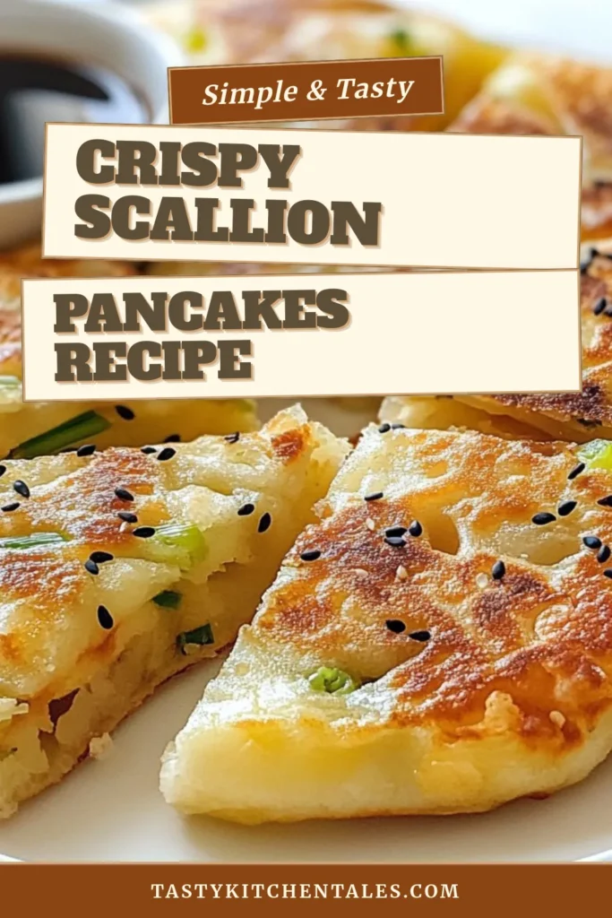 Discover the ultimate crispy scallion pancakes recipe that brings the taste of China to your kitchen! This easy scallion pancakes recipe is perfect for a savory snack or appetizer. Homemade scallion pancakes are simple to make with just a few ingredients like flour and scallions. Impress your guests with this delicious savory Chinese pancake recipe, perfect for sharing. Save this recipe and give it a try today! #CrispyScallionPancakes #ChineseCooking #EasyRecipes #HomemadePancakes