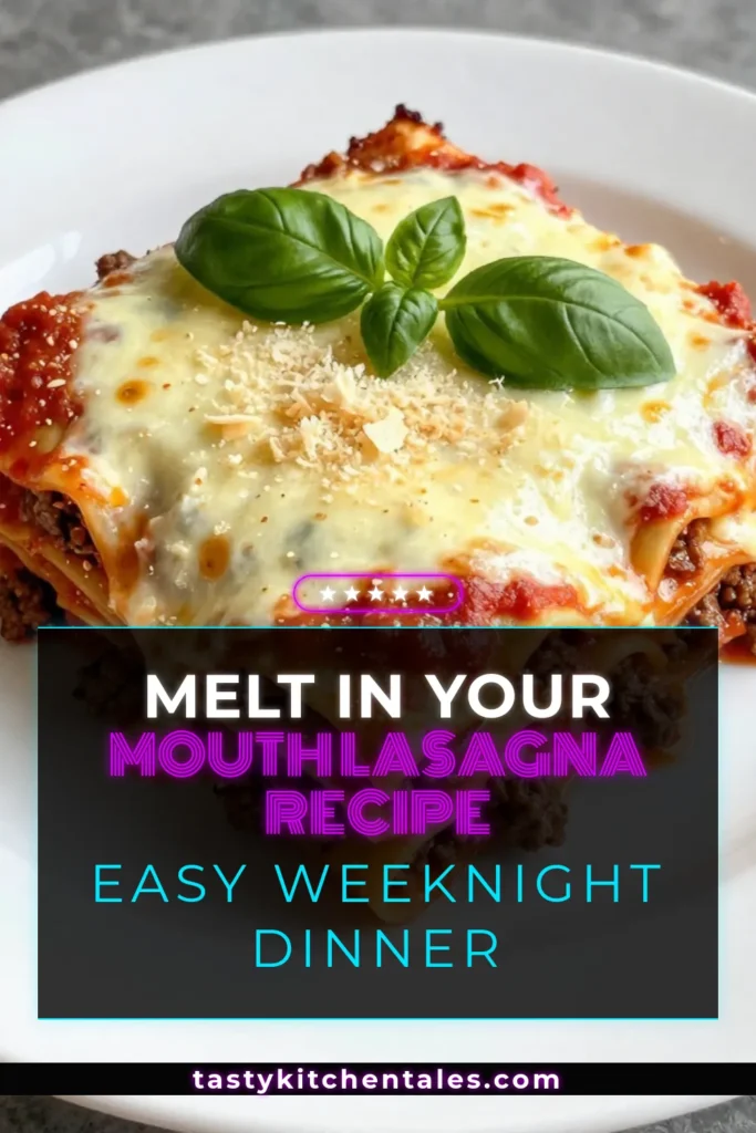 Discover the ultimate cheesy lasagna recipe with our Million Dollar Lasagna! This homemade lasagna features layers of rich Italian sausage, creamy ricotta, and bubbling mozzarella for a dish that’s perfect for family dinners. This easy lasagna recipe is sure to impress your guests and have them coming back for seconds. Try it today and elevate your mealtime! Save this recipe for a delicious crowd-pleaser! #MillionDollarLasagna #CheesyLasagnaRecipe #HomemadeLasagna #ItalianSausageLasagna