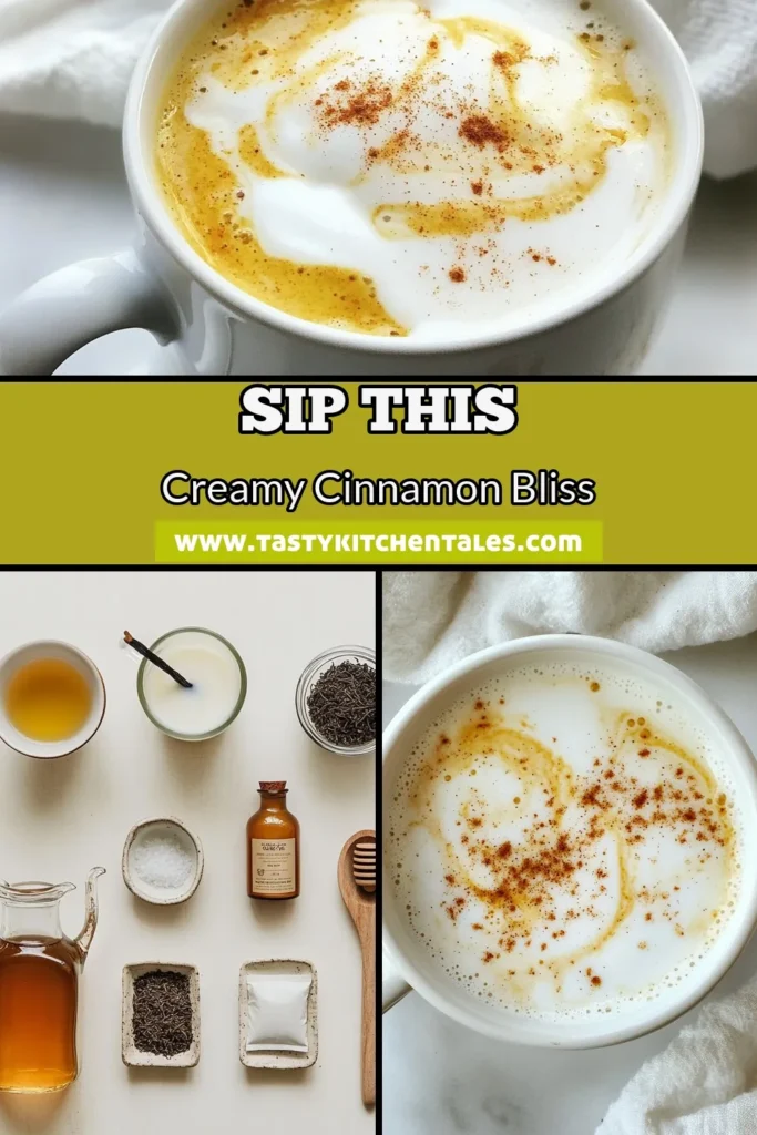 Indulge in the cozy flavors of homemade vanilla cinnamon milk tea with this easy-to-follow vanilla tea recipe! Discover how to make milk tea that warms your soul, combining black tea with creamy milk, pure vanilla, and aromatic cinnamon. This spiced milk tea recipe is quick and perfect for any occasion. Save this delightful recipe and enjoy a comforting cup of spiced goodness today! #VanillaCinnamonMilkTea #HomemadeCinnamonTea #MilkTeaRecipe #VanillaTeaRecipe