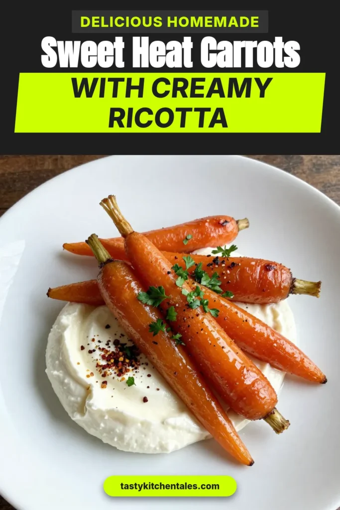 Elevate your mealtime with these hot honey roasted carrots paired with a creamy whipped ricotta recipe. This easy vegetable side dish combines the sweetness of spicy honey carrots with tender oven roasted baby carrots for an irresistible flavor. Perfect for any occasion, this dish is quick to prepare and sure to impress. Try it out and elevate your dining experience! Save this recipe for your next meal! #HotHoneyRoastedCarrots #OvenRoastedCarrots #WhippedRicottaRecipe #EasyVeggieSideDish