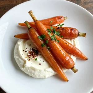 Hot Honey Roasted Carrots with Whipped Ricotta Treat