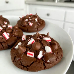 Peppermint Brownie Cookies Irresistible Chocolate Treat